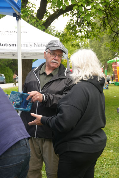 Eunice Robinson and male at Burkeville Daze 2025