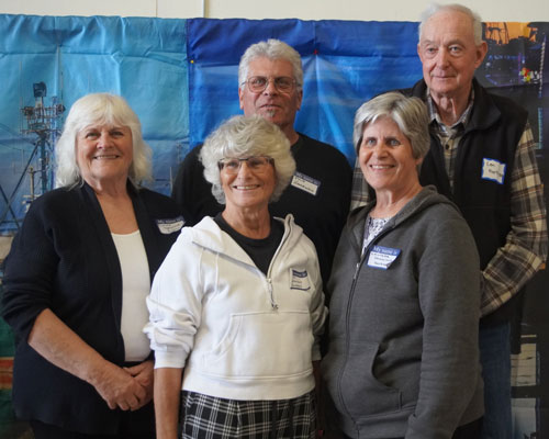 Hamalock siblings and brother-in-law at Sea Island Reunion 2024