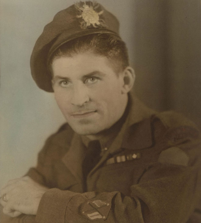 Canadian Army signaler James Jim William Hamalock