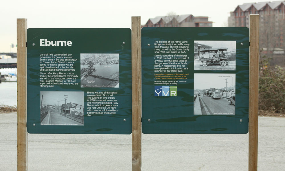 sign about Eburne