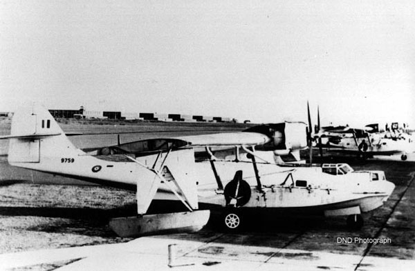 RCAF Boeing Canso 5A aircraft on the ground